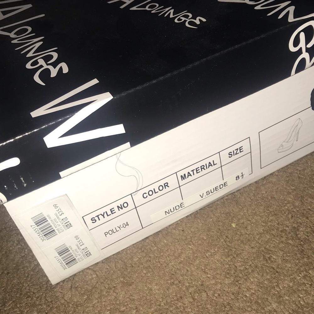 Light pink platform stiletto